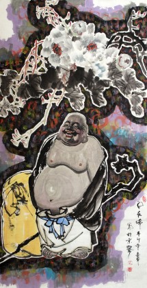 著名佛學(xué)畫家李喜軍《自在佛》