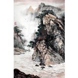 王凌云四尺三開精品國畫（微信詢價）