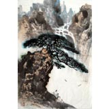 王凌云四尺三開精品國畫（微信詢價）