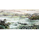 【已售】劉興全四尺精品《荷塘清遠(yuǎn)》