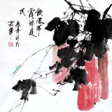 張春奇三尺斗方《飲風(fēng)帶露》徐悲鴻紀(jì)念館藝術(shù)中心理事