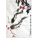 湖北美協(xié)庾超然四尺三開《年年有余》