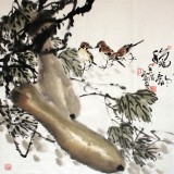 西蜀山人四尺斗方作品《秋韻》