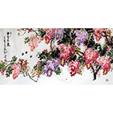 黃藝四尺紫藤國畫《紫氣東來》-1