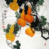 四尺斗方風(fēng)水畫《福祿圖》