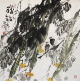 四川美協(xié)西蜀山人四尺斗方《秋韻》