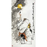 魏武雙四尺精品國畫《邀月圖》（詢價）