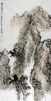 湖北美協(xié)庾超然三尺《風(fēng)逸圖》