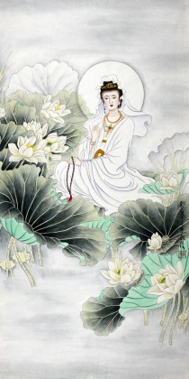 南海禪寺 妙林居士 四尺《觀音大士》