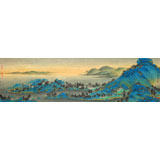 【可定制】名家劉金河三尺工筆富居山村圖·剩山圖卷