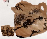 【已售】劉紀(jì)小尺寸三友圖《歲寒三友增茶香》