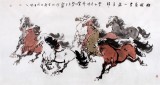 SKSD中美協(xié)會(huì)員 畫壇名家王向陽六尺八駿圖《雄風(fēng)萬里》(詢價(jià))