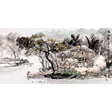 民盟美協(xié)理事黃奇松三尺《秋水無痕玉鏡清》