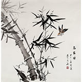 安徽美協(xié)何華賢四尺斗方《高節(jié)圖》