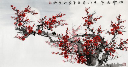 安徽美協(xié)何華賢三尺《傲骨迎寒》