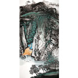 民盟美協(xié)理事黃奇松四尺《幽居圖》