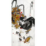 曲逸之 四尺《豐年》 河南省著名花鳥畫家