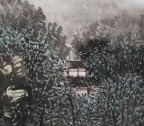 民盟美協(xié)理事黃奇松小六尺《一雨經(jīng)時勢未休》