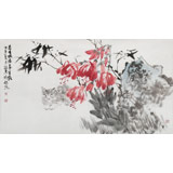 中國(guó)美協(xié)會(huì)員張延?xùn)|三尺《春在城南芳草路》