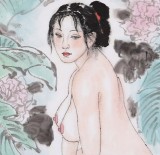 魏志平 四尺斗方《花仙子》 河北省美協(xié)會員