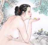  魏志平 四尺斗方《野花》 河北省美協(xié)會(huì)員