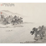 孔方 小尺寸《江棹歸村圖》（詢價(jià)）