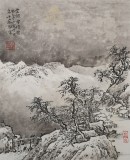 孔方 小尺寸《云開雪棧圖》（詢價）