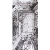 民盟美協(xié)理事黃奇松四尺《習(xí)習(xí)微風(fēng)入小窗》