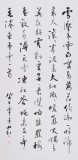 中國(guó)書(shū)協(xié)會(huì)員劉山紅 四尺《雪壓冬云白絮飛》