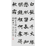 國(guó)家字庫(kù)雁翎體創(chuàng)始人 王永德 四尺《白發(fā)三千丈》