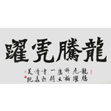 國家字庫雁翎體創(chuàng)始人 王永德 四尺《龍騰虎躍》