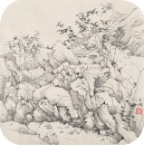 福建美協(xié)官鴻小尺寸《隱居》