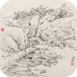 福建美協(xié)官鴻小尺寸《山居》