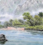 朝鮮名家蔡京華 四尺《鄉(xiāng)村的清晨》