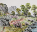 朝鮮名家蔡京華 四尺《故鄉(xiāng)的路》