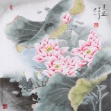張洪山 四尺斗方《香遠(yuǎn)》