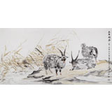 張明河 四尺《三羊開春》（微信詢價(jià)）