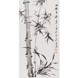 安徽美協(xié)何華賢 三尺《竹報(bào)平安》