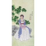 【已售】北京美協(xié)凌雪四尺《春風(fēng)吹綠》