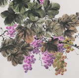 何華賢 四尺《碩果圖》 潁淮書畫名家