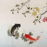 北京美協(xié)凌雪四尺《年年有余》