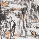 【已售】國(guó)家一級(jí)美術(shù)師王永剛 四條屏《山水四條屏》(詢價(jià))