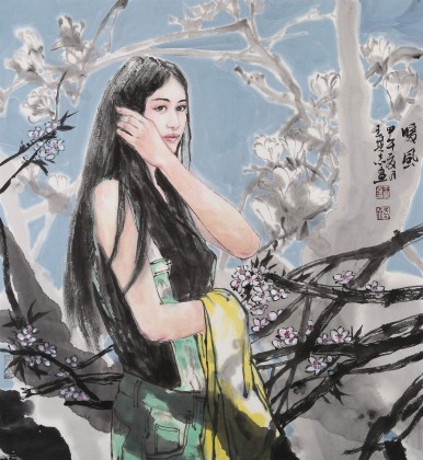 王其志 四尺斗方《暖風》 中美協(xié)會員 江蘇贛榆美協(xié)副主席