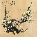 安徽美協(xié)何華賢 四尺斗方 梅花圖《君子風(fēng)》