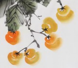 何華賢四尺斗方《經霜味真》 潁淮書畫名家