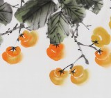 何華賢四尺斗方《經霜味真》 潁淮書畫名家