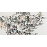 曹寶峪三尺《幽林山居》