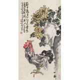 曲逸之 三尺《吉祥如意》 河南省著名花鳥(niǎo)畫家