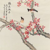 【已售】北京美協(xié)凌雪四尺斗方《梅花報(bào)春》