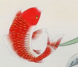 北京美協(xié)凌雪四尺斗方《年年有余》